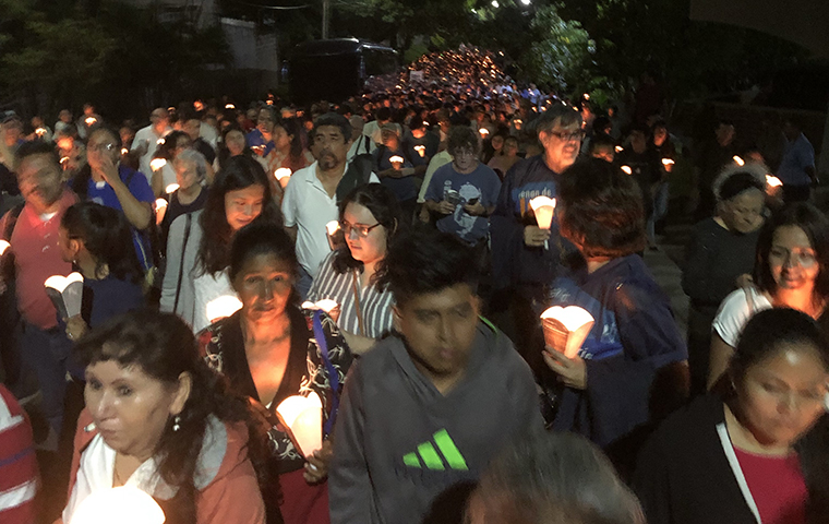 Candlelight vigil for 30th Anniversary of Jesuit Massacre in El Salvador