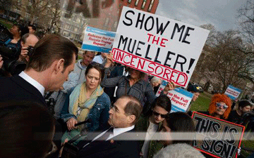 Protests over Mueller Report