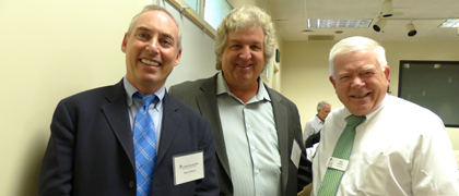 Dan Schnur, Rich Robinson, and Center Executive Director Kirk O. Hanson