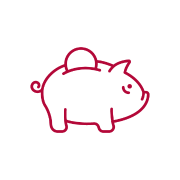 Graphic of piggy bank