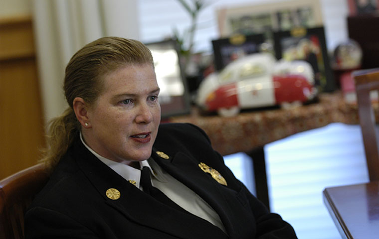Retiring SFFD Chief Joanne Hayes-White '86