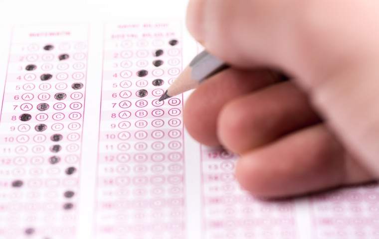 Stock image of test answer sheet image link to story