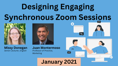 Designing Engaging Zoom Sessions