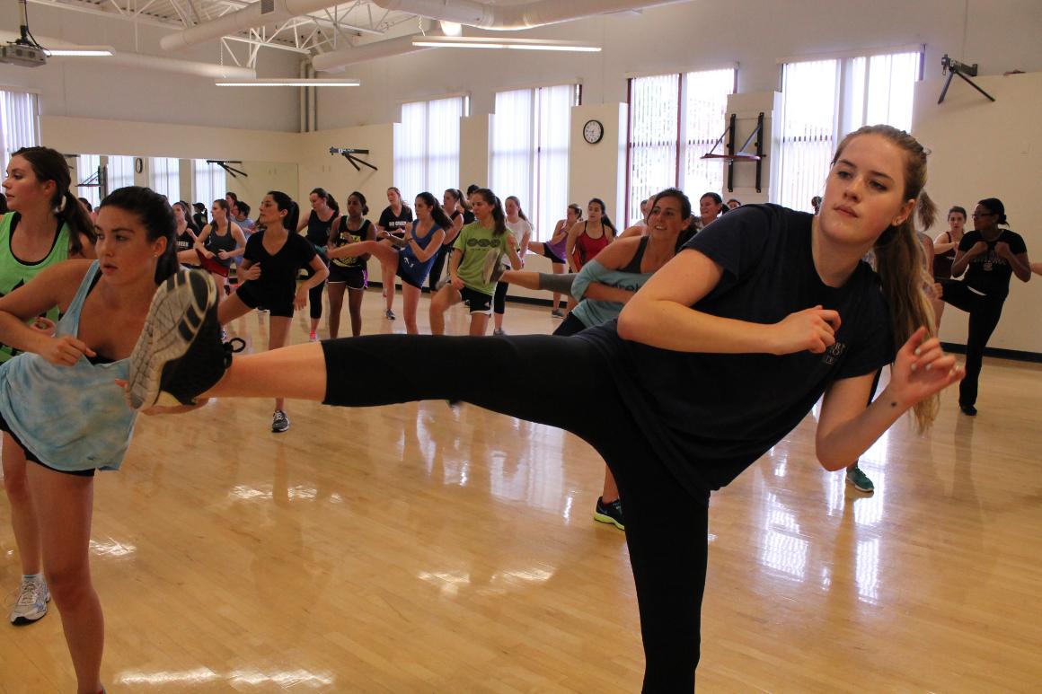 Kickboxing Class at Malley Center 