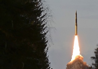 Russian ICBM launched in 2017. Source: Ministry of Defence of the Russian Federation.