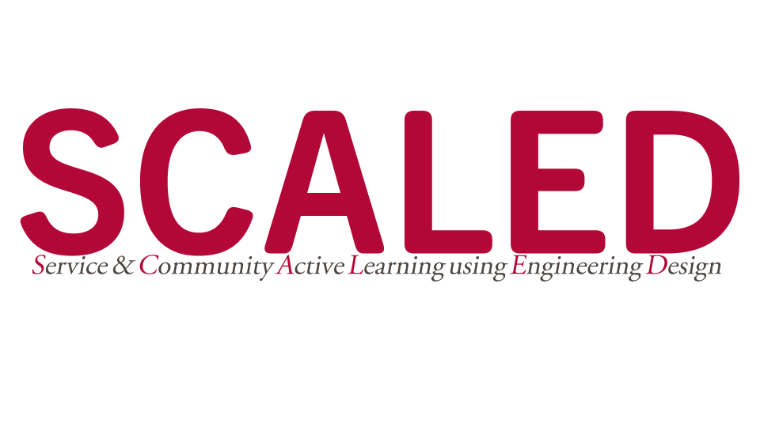 SCALED program standing for Service & Community, Active Learning using Engineering Design