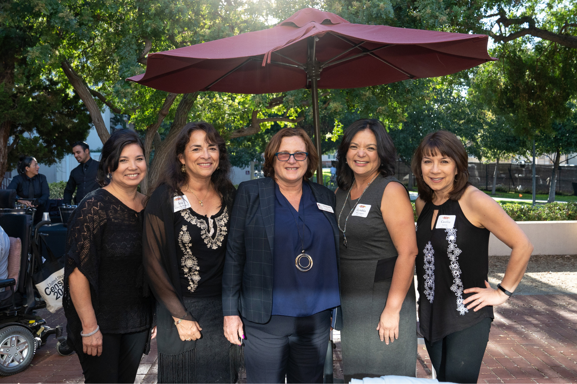 Group of women standing photo