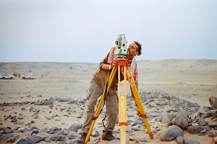 Nathan surveying the Alia Palace, Saudi Arabia , November 2025.