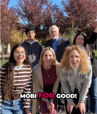 Photo of MOBI Team with the caption MOBI for Good