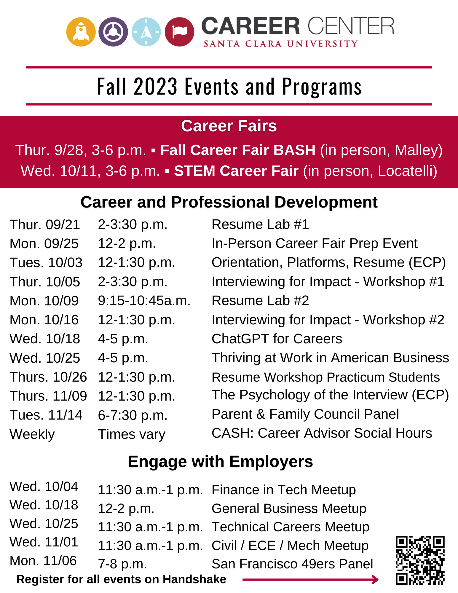 New FA23 Flyer for Oct Newsletter