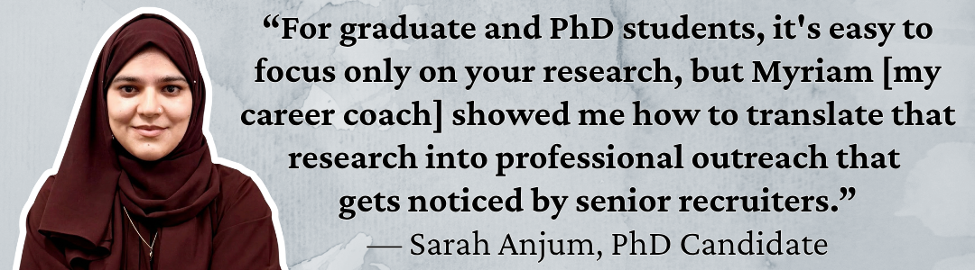 Sarah Anjum student spotlight