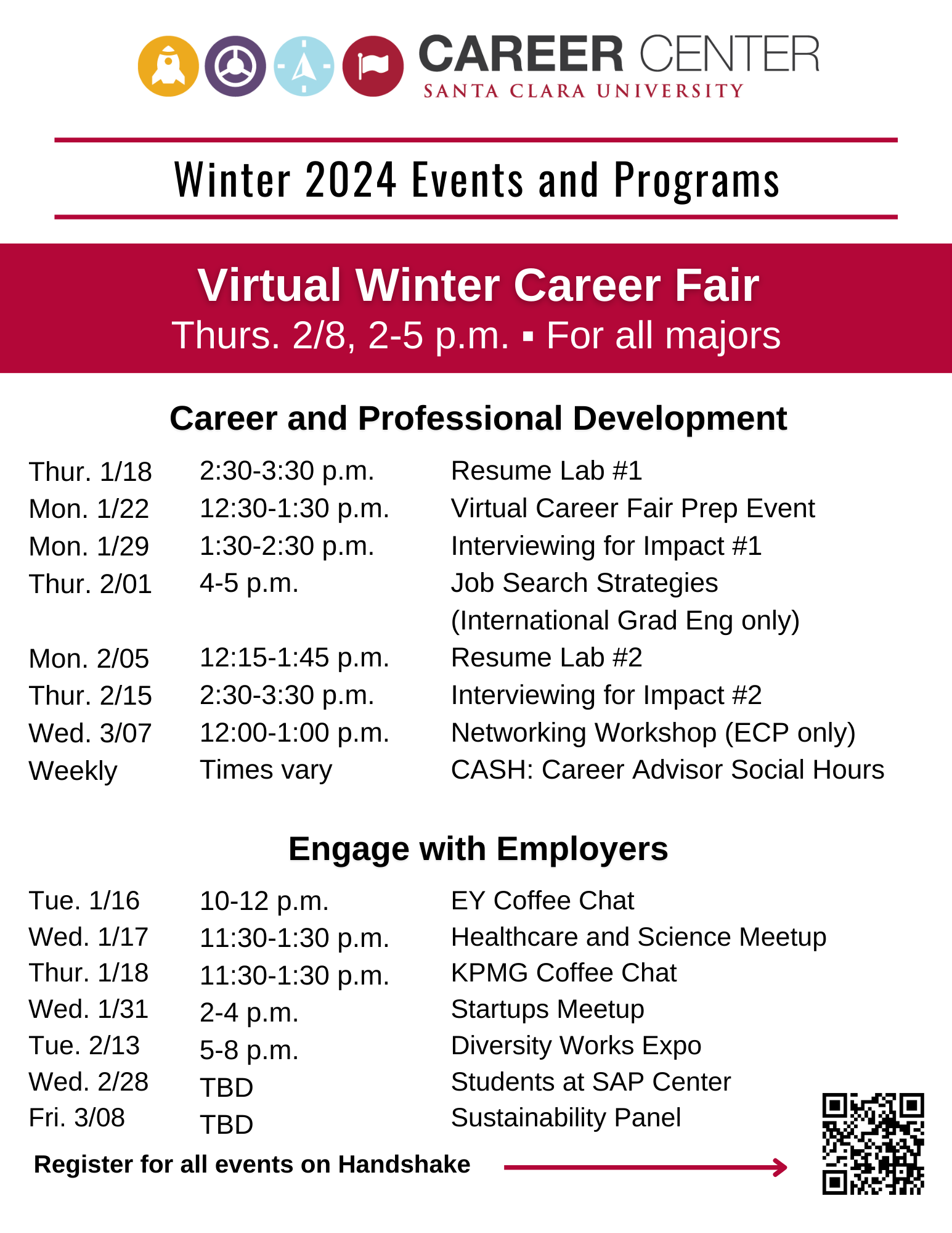 Winter 2024 flyer