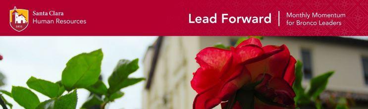 Lead forward banner