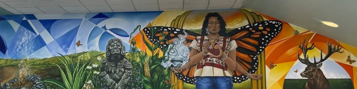 Thriving Neighbors mural banner