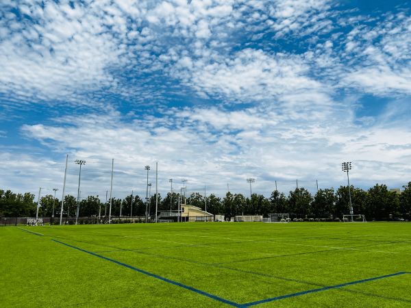Bellomy Field in the daytime