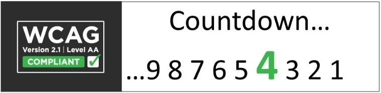 Countdown 4 Compliance Email Banner