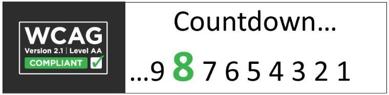 WCAG Compliance Countdown 8