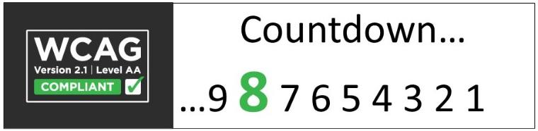 WCAG Compliance Countdown 8