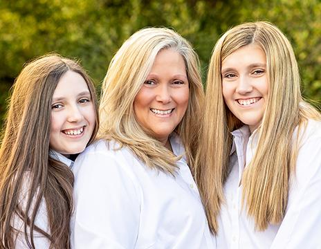 Three women students headshot
