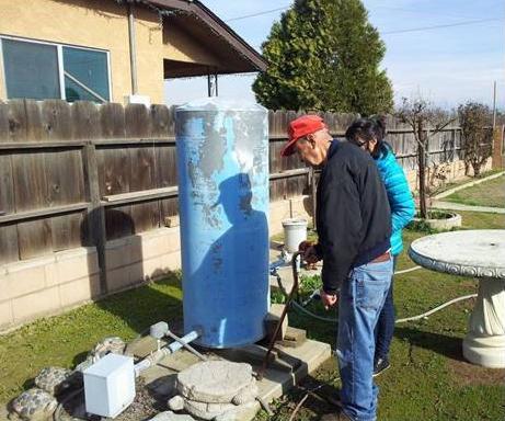 Domestic wells tapping contaminated water