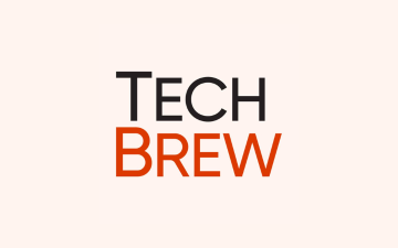 Tech Brew Logo image link to story