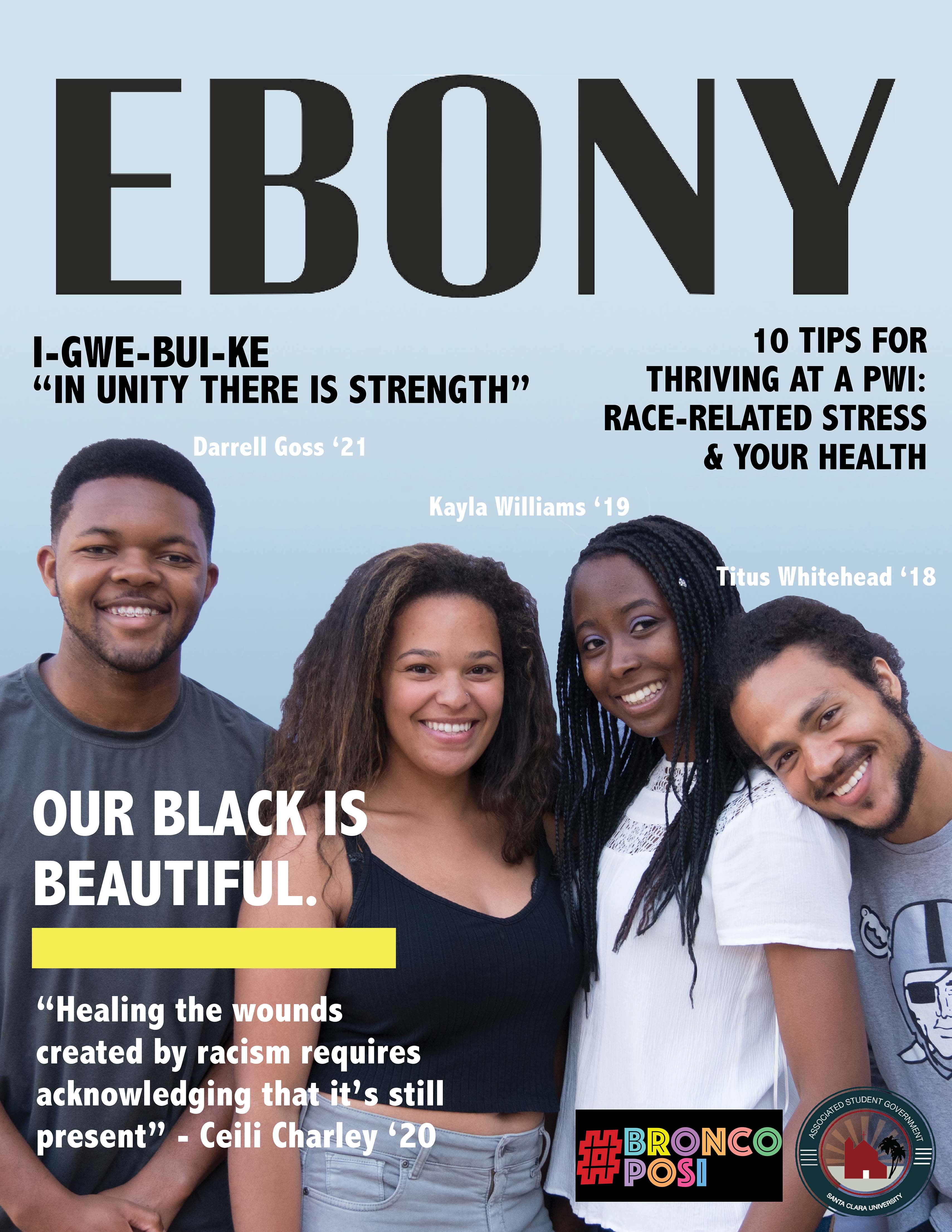 Ebony Magazine cover for #BroncoPosi