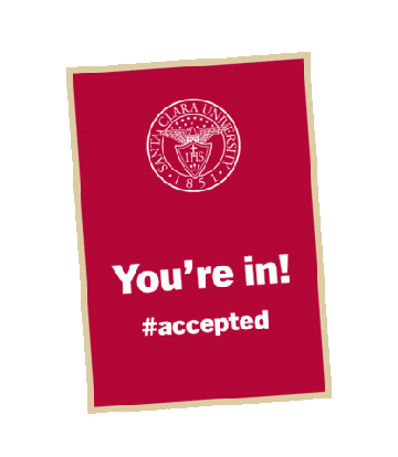 Red acceptance letter gif