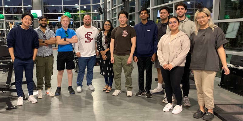 Group photo of mathematics students 