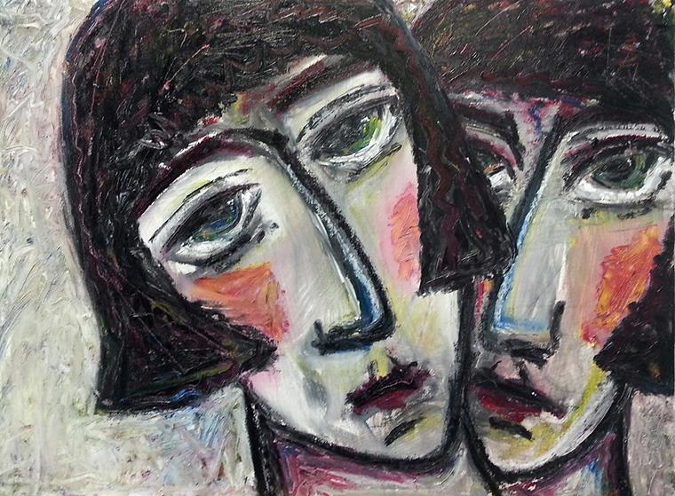 Two Women by Artist Susan Babbel image link to story