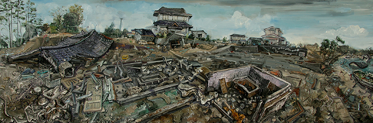 Desolate Houses on Oisehama Beach