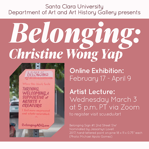 Belonging: Christine Wong Yap