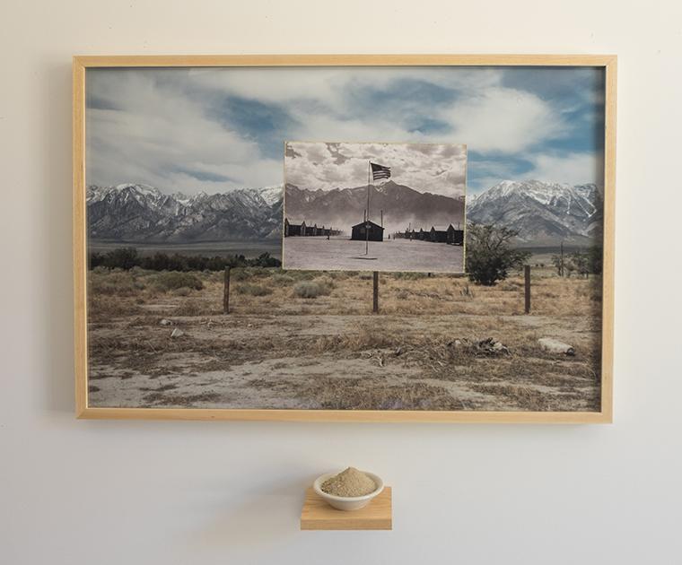 Manznar concentration camp site, located in eastern California.