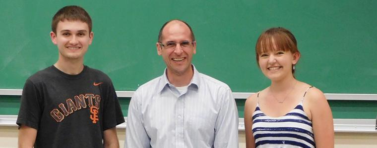Kyle Bandaccari, Dr. Michael Carrasco, Lauren Schmitt