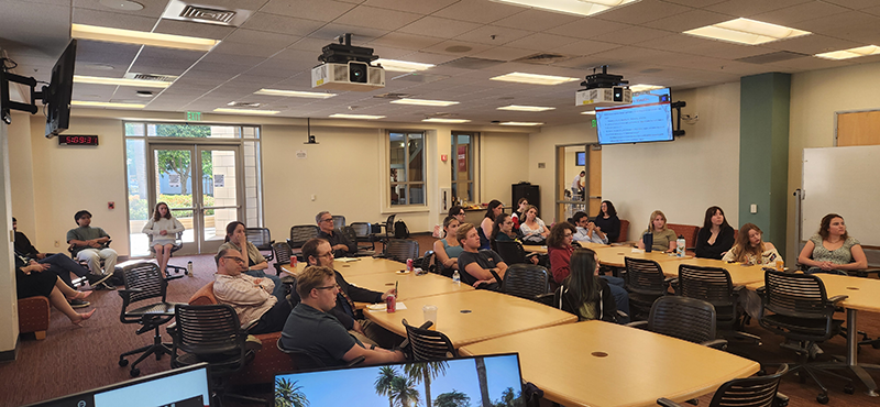Attendees at End of Year celebration