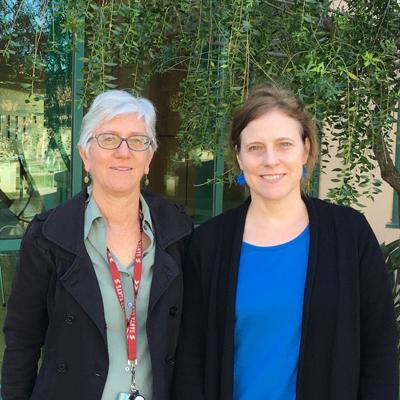 Michelle Burnham and Amy Randall image link to story
