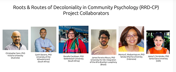 Roots & Routes of Decoloniality in Community Psychology Research Project Collaborators