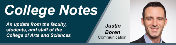 College Notes header with Justin Boren, Communication
