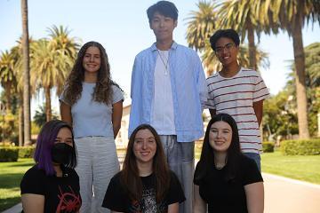 6 student interns from SCU Media Lab summer course 2022