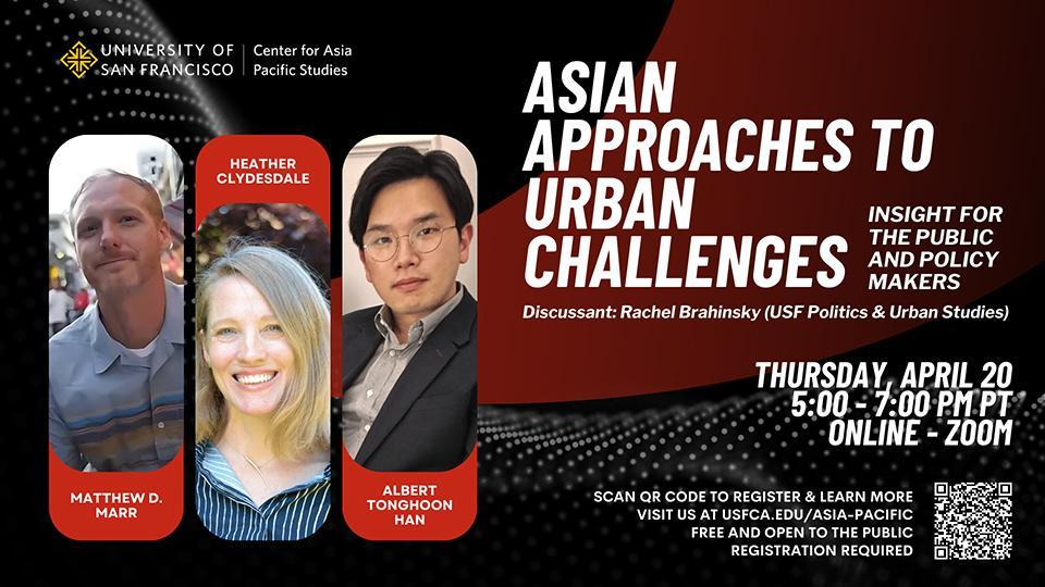 Asian Approaches to Urban Challenges conference poster