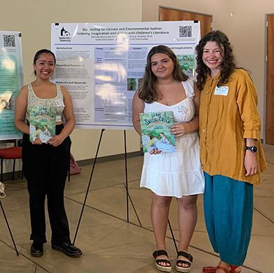 Students at the SCU Climate and Environmental Justice conference image link to story