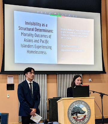 Jamie Chang's students presenting at ARCH symposium
