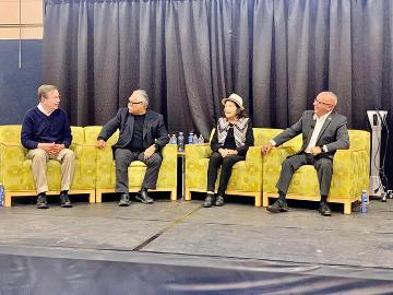 Panel discussion with Dolores Huerta, Luis Valdez and Francisco Jiménez image link to story