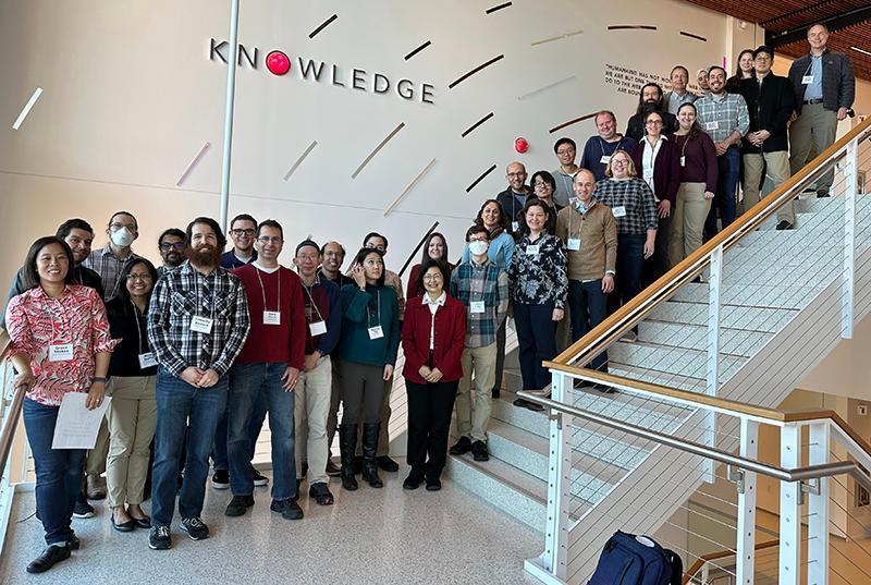Professors from colleges and universities across the U.S. attended a workshop at Santa Clara University in January 2023 to learn about and innovate course materials that teach Python coding in physics and chemistry courses.