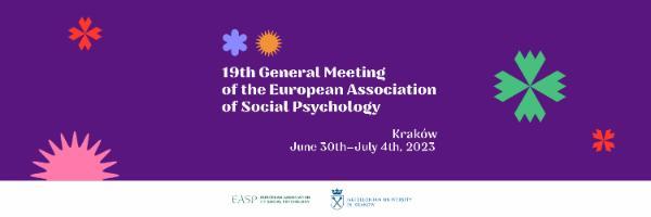 European Association of Social Psychology 2023 conference logo