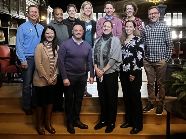 AJCU Student Success Officers gather for the annual meeting in the Humanities Center at Loyola University-Maryland.