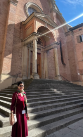 Apara Nanda at the University of Bologna, Italy