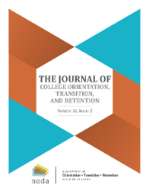 Cover of the Journal of College Orientation, Retention, and Transition
