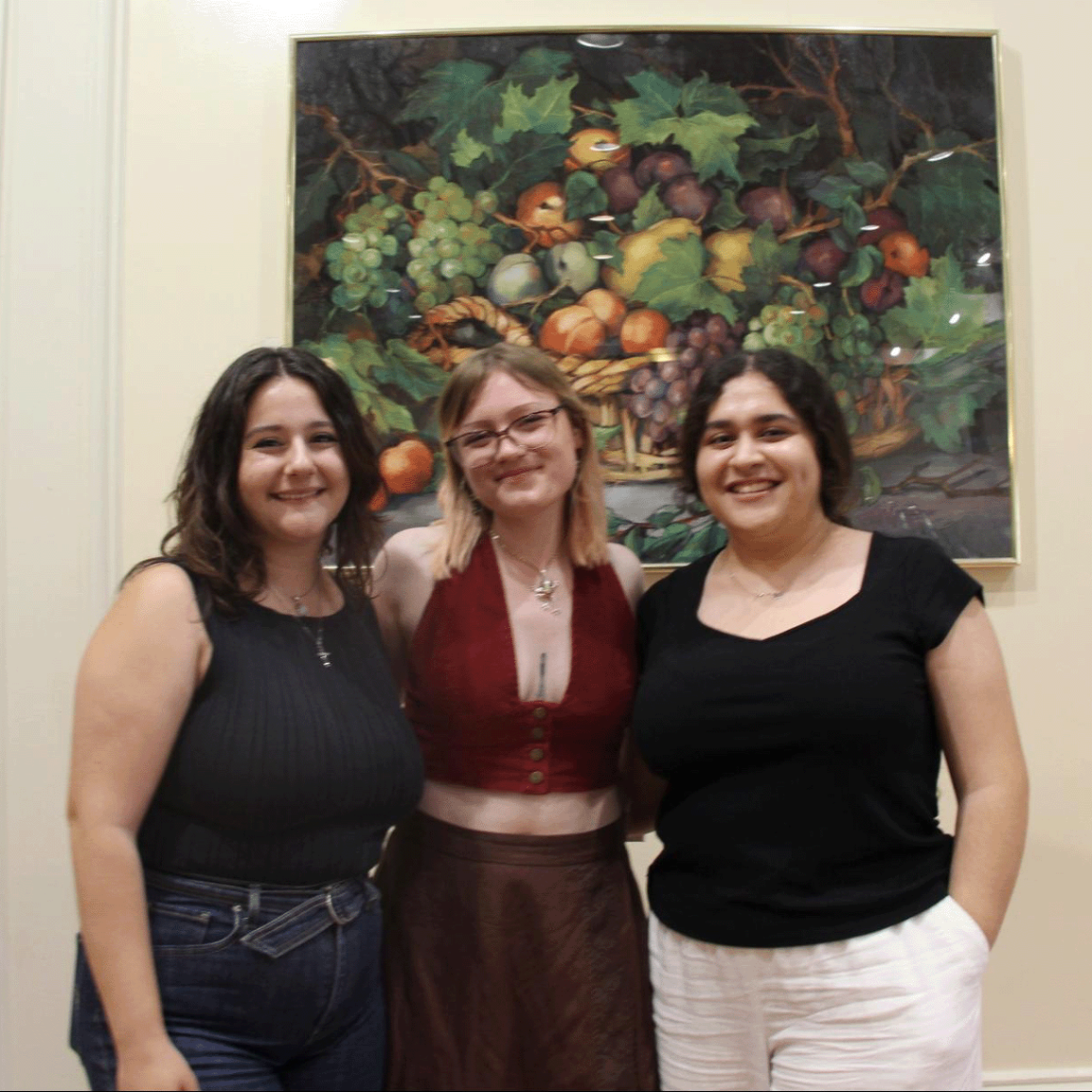 Nadine Koochou, Rhiannon Briggs, and Natalia Cantu