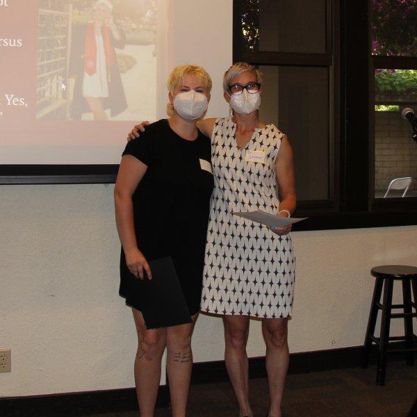 Mac Mann-Wood and Professor Kirstyn Leuner