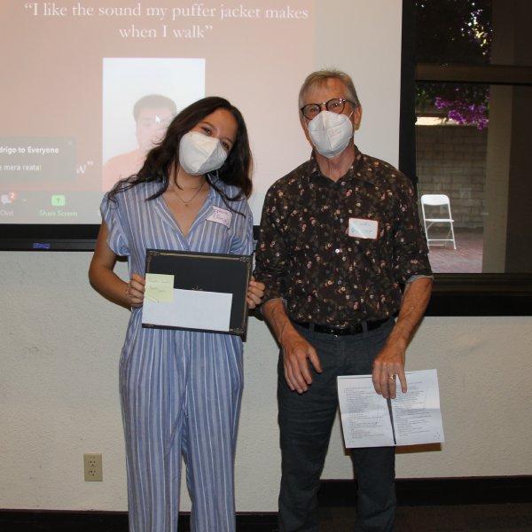 Josephine Hernandez Mena and Professor Kirk Glaser